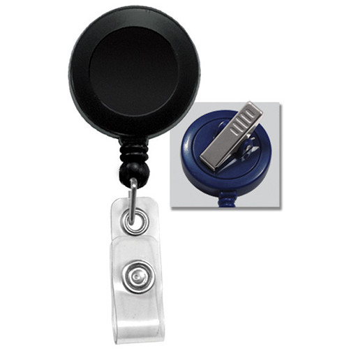 BRADY PEOPLE ID Round Badge Reel with Cl