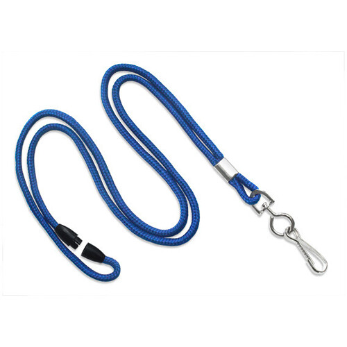 BRADY PEOPLE ID Lanyard with Breakaway & Nickel-Plated Steel Swivel-Hook (1/8