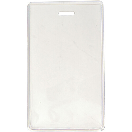 BRADY PEOPLE ID Clear Vinyl Vertical S-Series Proximity Card Holder (2.3 x 4.25