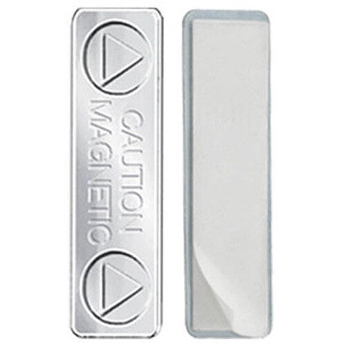 BRADY PEOPLE ID Magnetic Badge Finding with 2 Round Magnets in a Mounting Plate (0.5 x 1.75