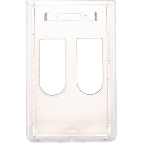 BRADY PEOPLE ID Premium Vertical Top-Load 2-Card Badge Holder (2.28 x 3.6