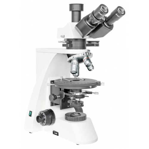 BRESSER Science MPO 401 Trinocular Microscope (110V White)