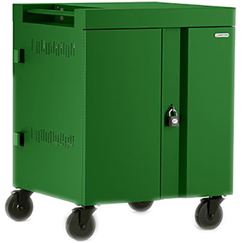 Bretford CUBE Cart 16-Device Charging Cart with 90 Doors (Grass)