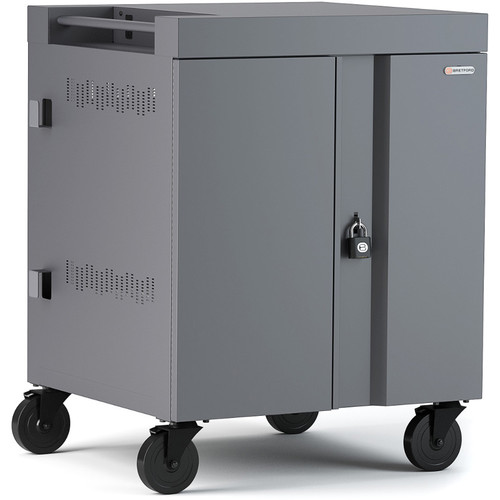 Bretford CUBE Cart 32-Device Charging Cart with 270 Doors (Platinum)