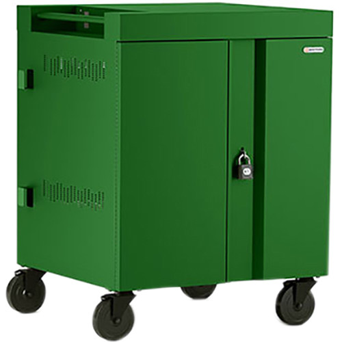 Bretford CUBE Cart 32-Device Charging Cart with 90 Doors (Grass)
