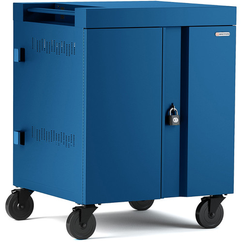 Bretford CUBE Cart 36-Device Charging Cart with 270 Doors (Topaz)