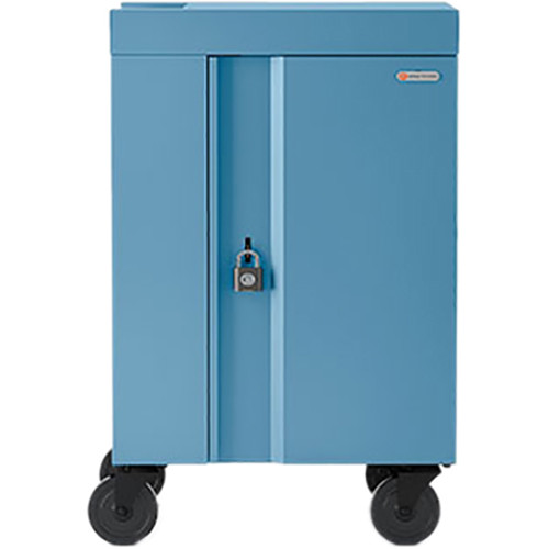 Bretford 20-Device AC Charging Cart with 90-Degree Outlets (Sky)