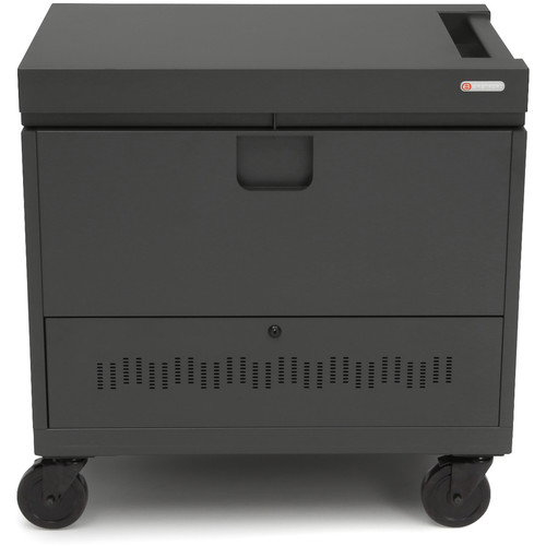 Bretford CUBE Toploader 40-Device Charging Cart (Charcoal)