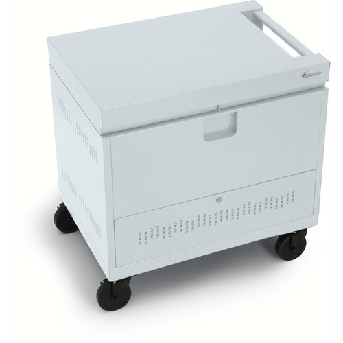 Bretford CUBE Toploader 40-Device Charging Cart (Concrete)