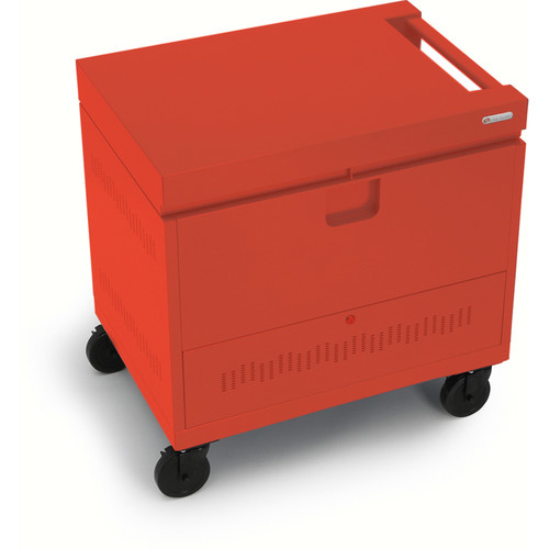 Bretford CUBE Toploader 40-Device Charging Cart (Red)