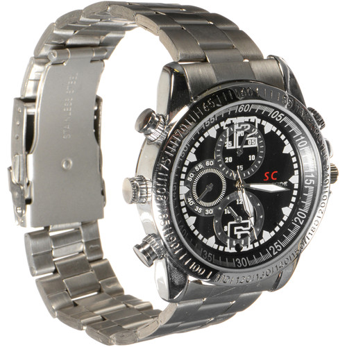 BrickHouse Security Wristwatch with 720 x 480 HDWATCH8GBSIL