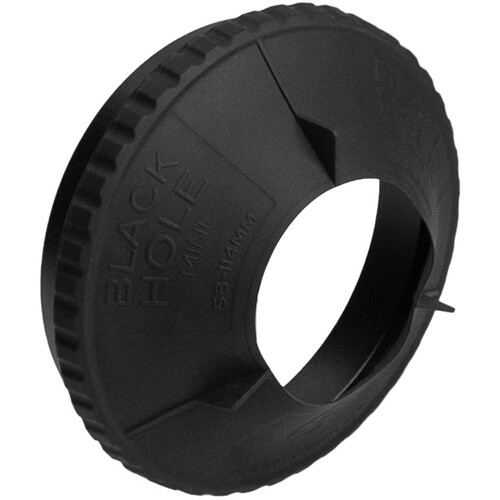 Bright Tangerine Black Hole Mini Rubber Donut for Matte Boxes with 114mm Rear Opening