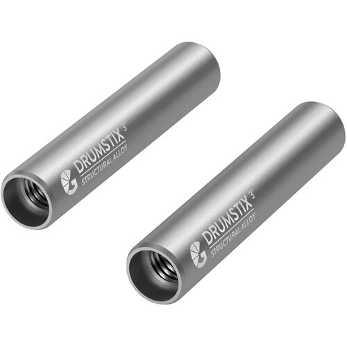 Bright Tangerine Drumstix Structural Alloy Threaded 15mm Rods (Pair 3
