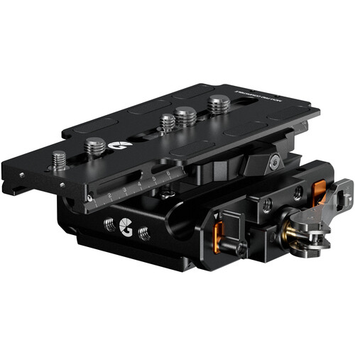Bright Tangerine LeftField 3 Quick Release Baseplate for RED V-RAPTOR (FREEFLY M VI)