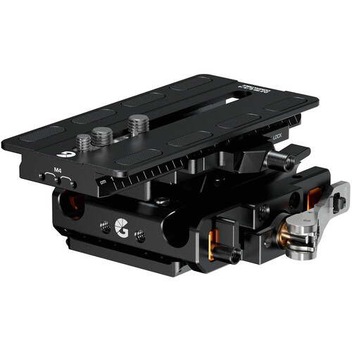 Bright Tangerine LeftField 3 Quick Release Baseplate for RED KOMODO/KOMODO-X (DJI RS 4 & RS 3)