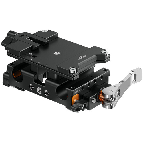 Bright Tangerine LeftField Mini DJI Riser Kit for RED KOMODO/KOMODO X (1.8 to 1.9