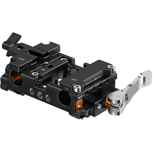 Bright Tangerine LeftField Mini 15mm Baseplate DJI Kit for Canon Cameras (2.5 to 2.6