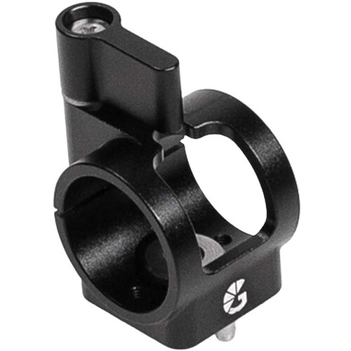 Bright Tangerine 19mm Single-Rod Clamp with 3/8