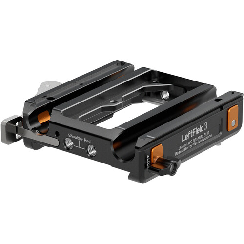 Bright Tangerine LeftField 3 ARRI BUD Compatible 15mm LWS Baseplate Core