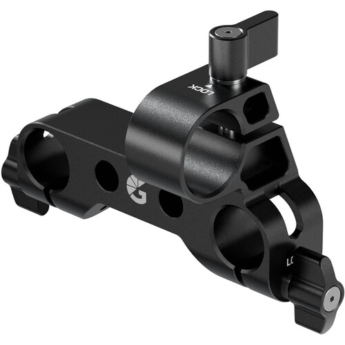 Bright Tangerine Top Bar Bracket with 19mm Rod Mount
