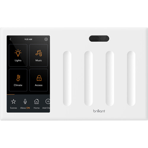 Brilliant Smart Home 4-Switch Control (White) BHA120US-WH4 B&H