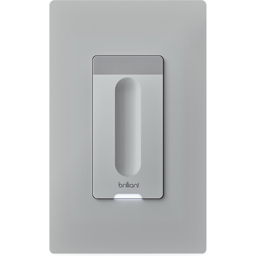Brilliant BHS120US Smart Dimmer Switch (Gray) BHS120USCG1 B&H