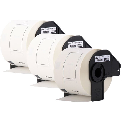 Brother DK1203 Die-Cut Shipping Paper Labels (White 300 Labels 0.66 x 3.4