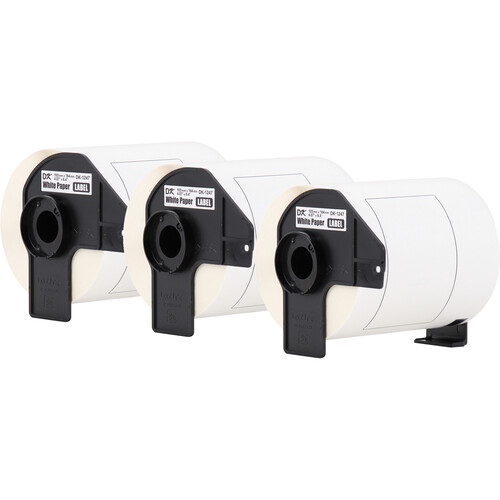 Brother DK1247 Large Shipping White Paper Labels (180 Labels 4.07 x 6.4