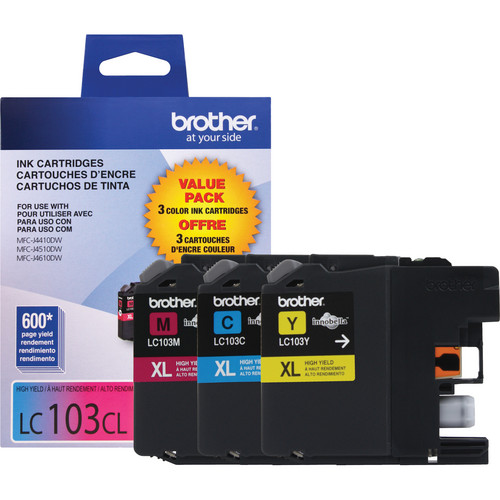 Brother LC1033PKS Innobella High Yield Cyan Magenta and Yellow Ink Cartridges