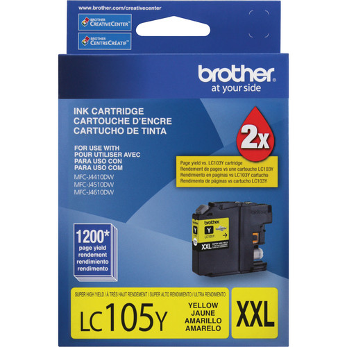 Brother LC105 Innobella Super High Yield XXL Ink Cartridge (Yellow)
