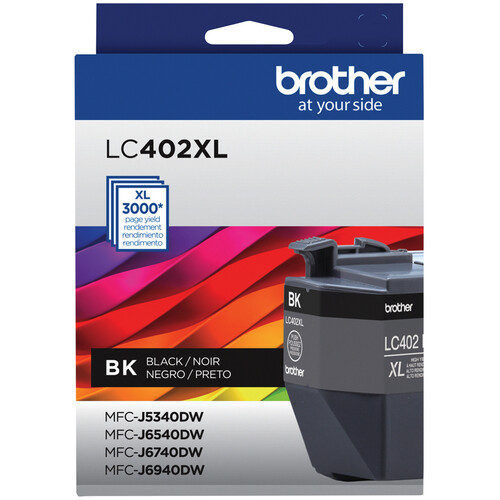 Brother Genuine LC402 INKvestment Tank High-Yield Black Ink Cartridge