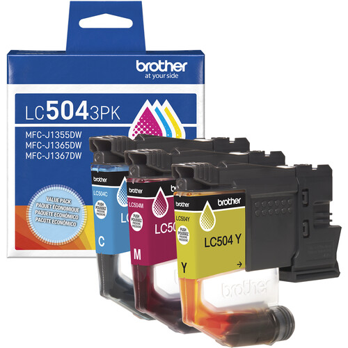 Brother Standard-Yield Triple Pack Ink Cartridges (Cyan Magenta & Yellow)