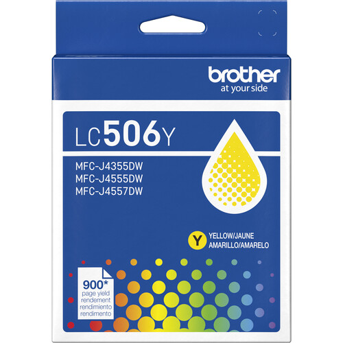 Brother LC506 Standard Yield Ink Cartridge (Yellow)
