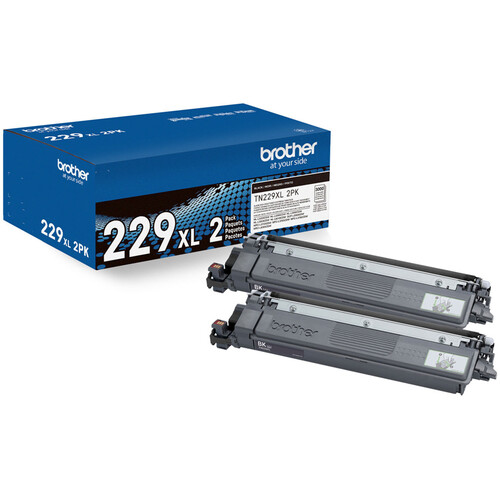 Brother TN229XL2PK High-Yield Toner (Bla