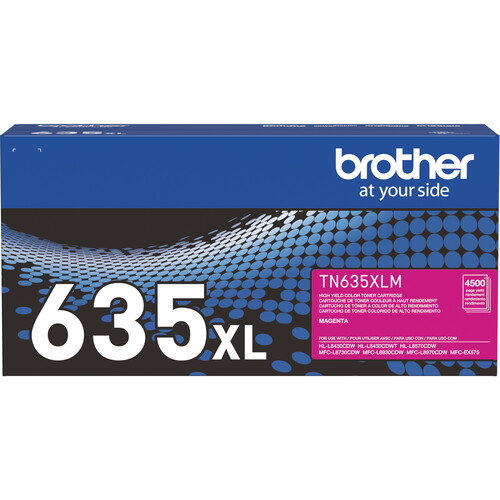 Brother Genuine High Yield TN635XL Toner (Magenta)