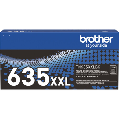 Brother Genuine Super High Yield TN635XXL Toner (7500 Page Yield Black)