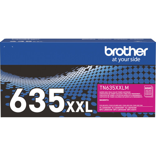 Brother Genuine Super High Yield TN635XXL Toner (6500 Page Yield Magenta)