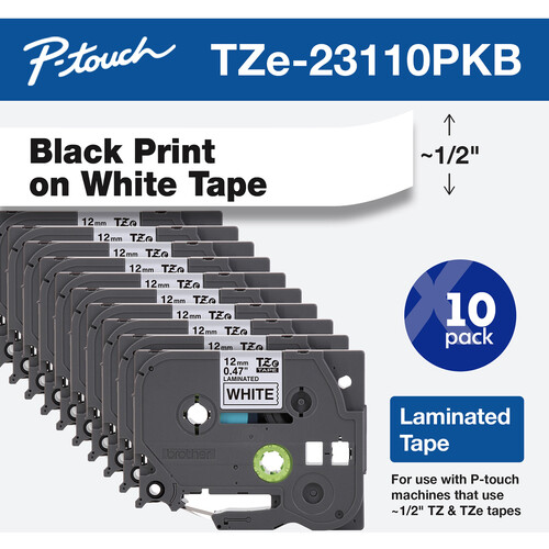Brother TZe231 Laminated Tape for P-Touc
