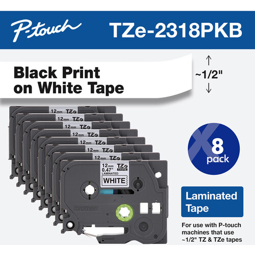 Brother TZe231 Laminated Tape for P-Touc