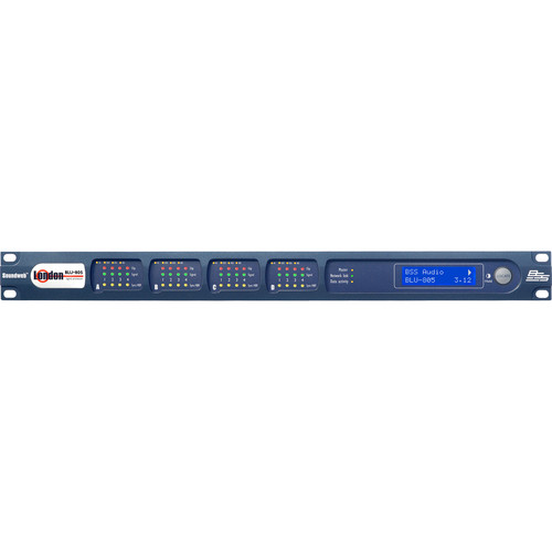 BSS Audio Signal Processor with BLU Link & Ethernet AVB Audio