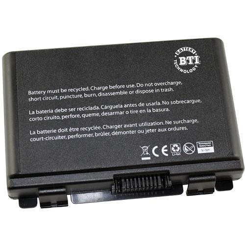 BTI 6-Cell Battery for Asus K40 K50 K60 K70XXX F52 and F82 (Black)