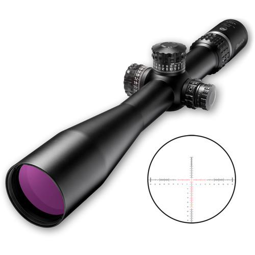 Burris Xtreme Tactical XTR II Precision Rifle Scope with 5x Zoom and Zero Click Stop Adjustment, Black, Illuminated SCR MOA Reticle