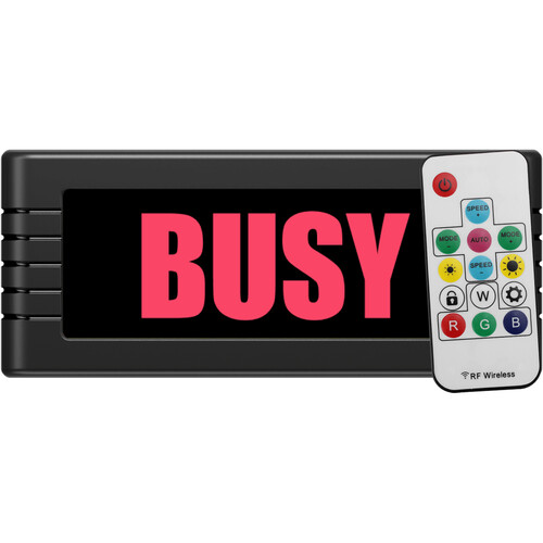 BusyBox R with 2 Signs (On Air Busy)