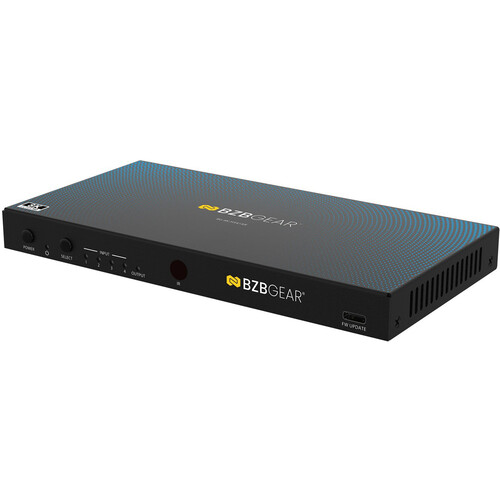 BZBGEAR 4x1 UHD 8K HDMI 2.1 Switcher with Signal Generator