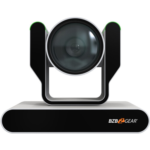 BZBGEAR Live Streaming 4K PTZ Camera with Tally Lights & 12x Optical Zoom (White)