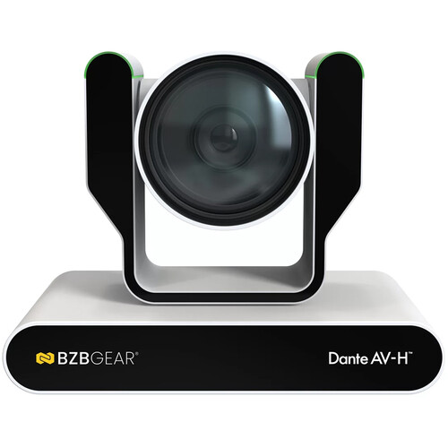 BZBGEAR ADAMO Live Streaming 4K Dante AV-H-Ready Camera with Tally & 31x Optical Zoom (White)