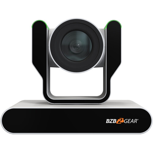 BZBGEAR Live Streaming HD PTZ Camera with Auto-Tracking Tally & 30x Zoom (White)