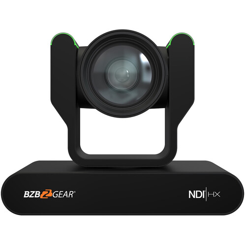 BZBGEAR Live Streaming NDI|HX3 PTZ Camera with Auto-Tracking Tally & 12x Zoom (Black)