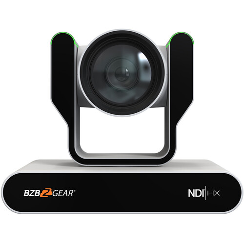 BZBGEAR Live Streaming NDI|HX3 PTZ Camera with Auto-Tracking Tally & 12x Zoom (White)