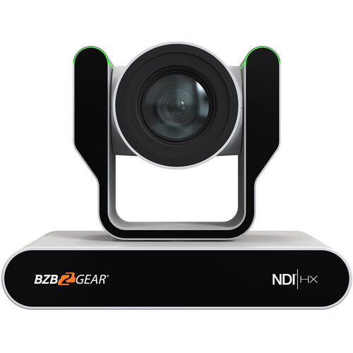 BZBGEAR Live Streaming NDI|HX3 PTZ Camera with Auto-Tracking Tally & 20x Zoom (White)